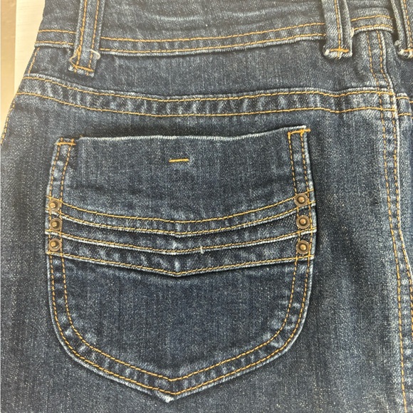 Billabong Women's Dark Denim Micro Mini Skirt - Picture 10 of 14